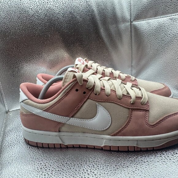 Size 10‎ Nike Dunk Premium Low Mens Red Stardust Athletic Sneaker FB8895-601Size main image 11